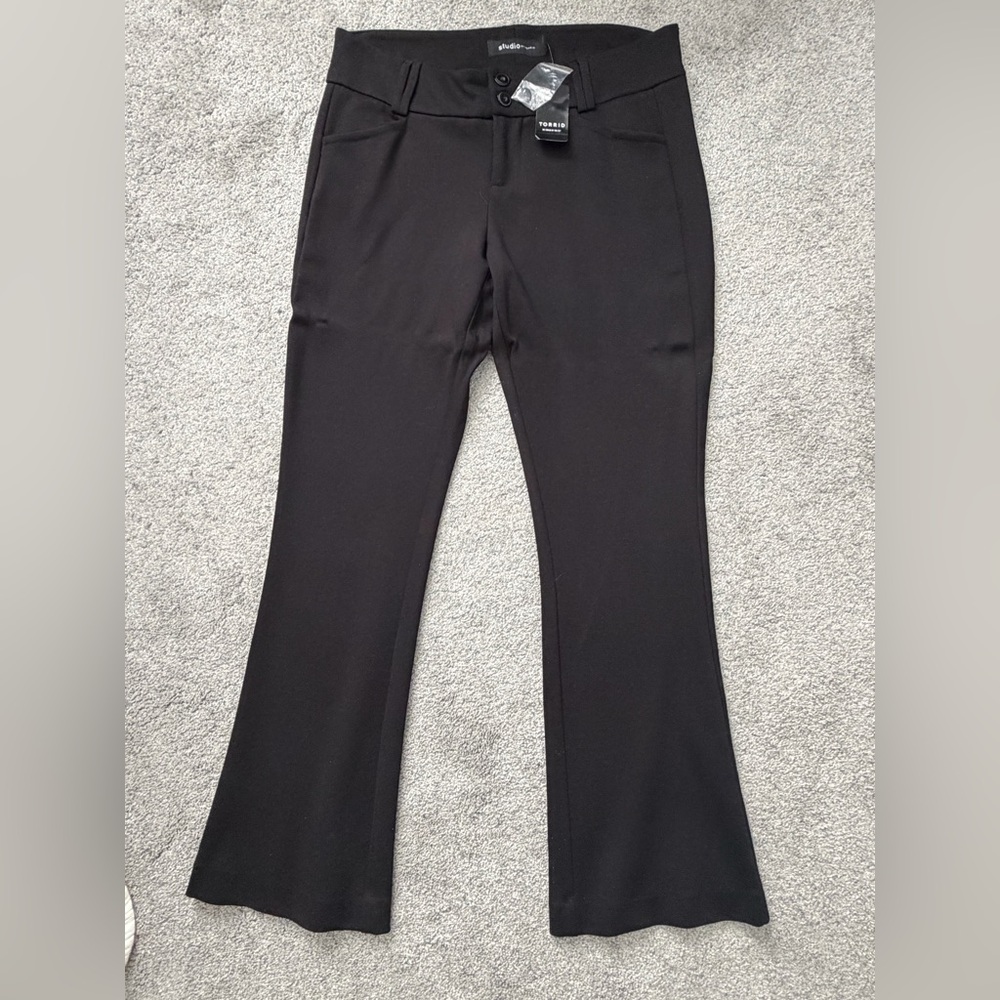Torrid Black Flare Trousers